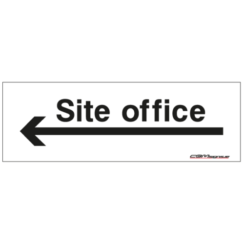site office construction sign