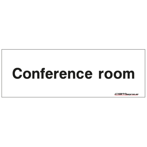 conference room sign