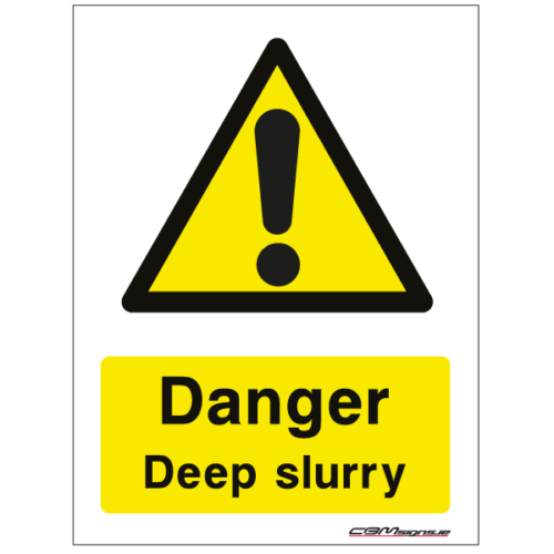 Farm Safety Sign - Danger Deep Slurry