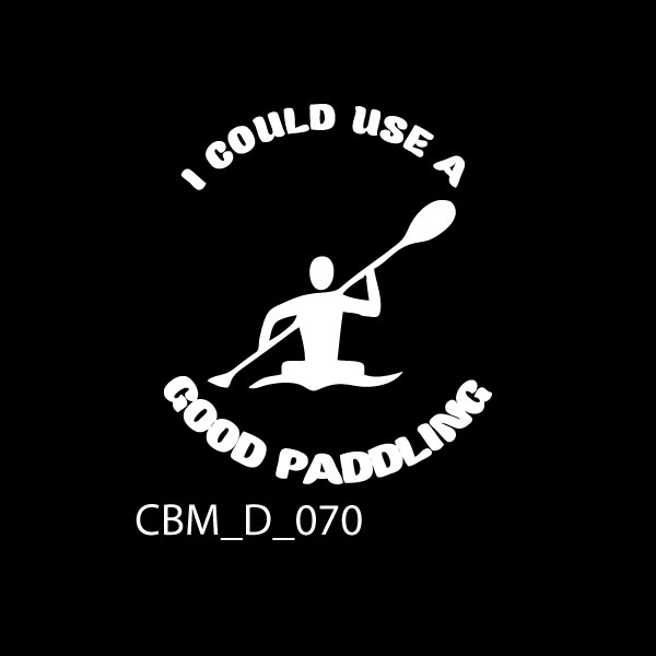 Good Paddling Car Sticker - CBM Signs Ireland