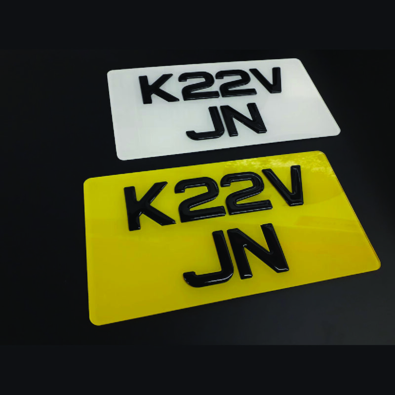 Tinted White Gel Plates – No IRL Badge main image 0