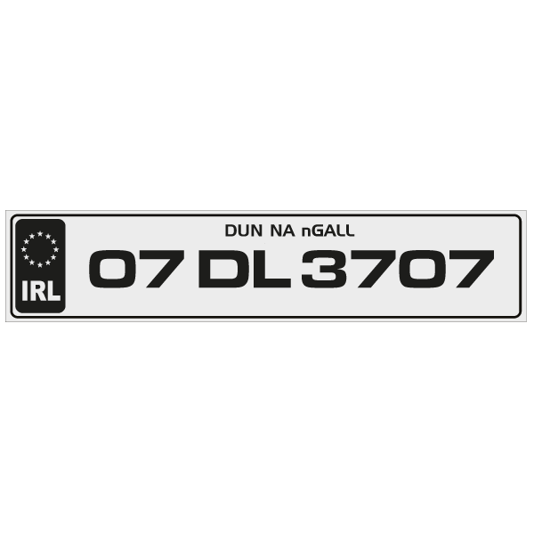 car number plates - CBM Signs Ireland