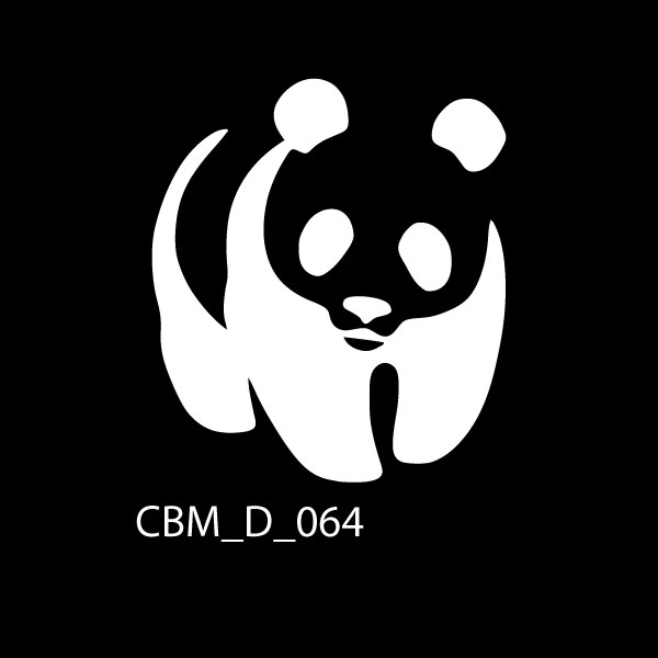 Panda 2 Car Sticker