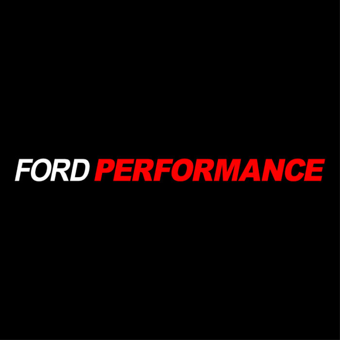 red Ford Performance Windscreen Sticker