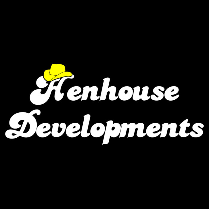 Henhouse Developments Car Sticker yellow