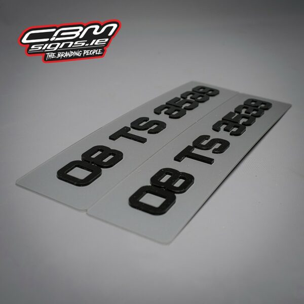 Tinted Plates CBM Signs