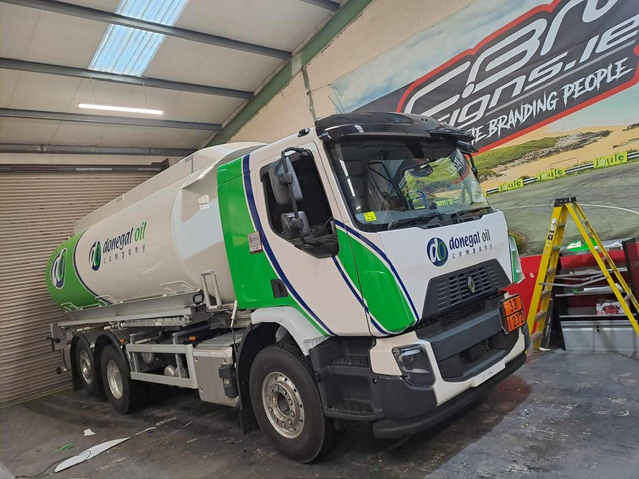donegal-oil-vehicle-graphics donegal oil truck vehicle graphics